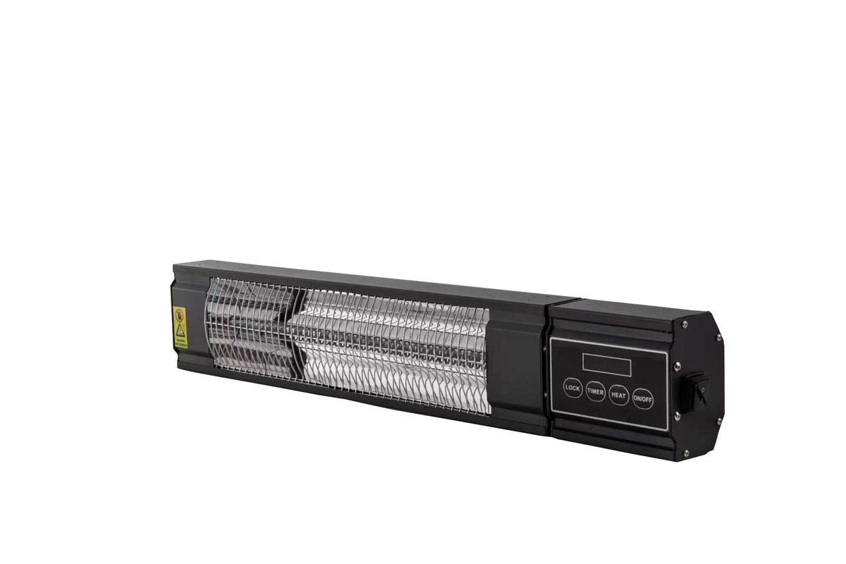 KBZZ Carbon Ffiber Patio Black Heater, 500W to 1500W, IP65 Approved, Odorless, Ceiling-Mounted Heater with Remote,15 Second Fast Heater Indoor/Outdoor for Patio,Livingroom, Backyard, Garage