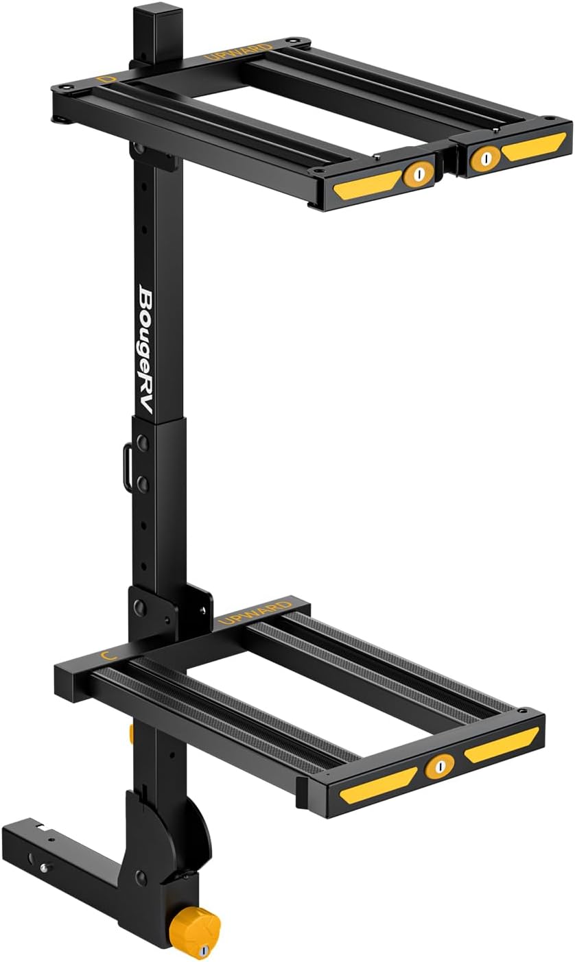 Hitch Ski Snowboard Rack with Security Lock