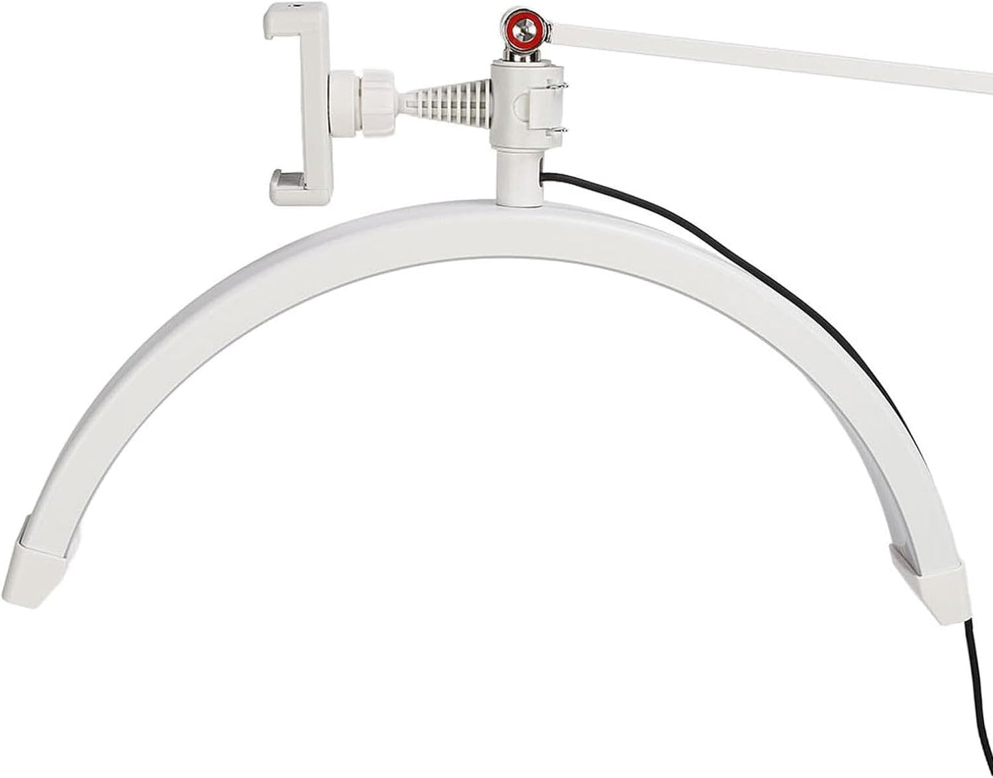 Eyelash LED Half Moon Lamp Floor Light, for Lash Extension Lighting for Beauty, Skincare, Eyebrows, Filming Content