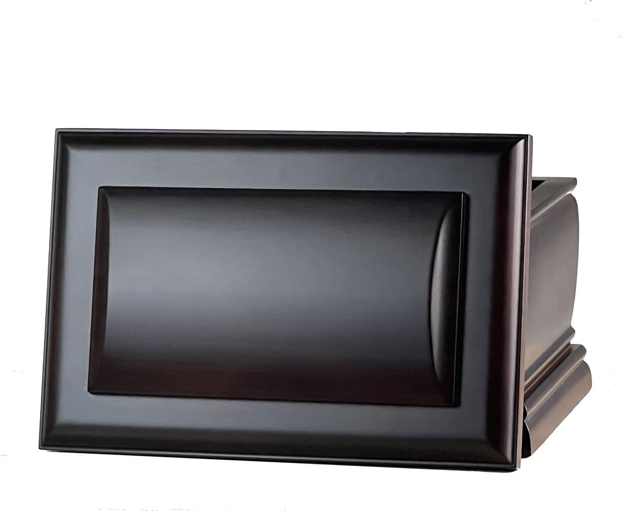 Solid Wood Urns Ebony for Human Or Pets Ashes Adult Male Female, Large Burial Funeral Urns for Ashes