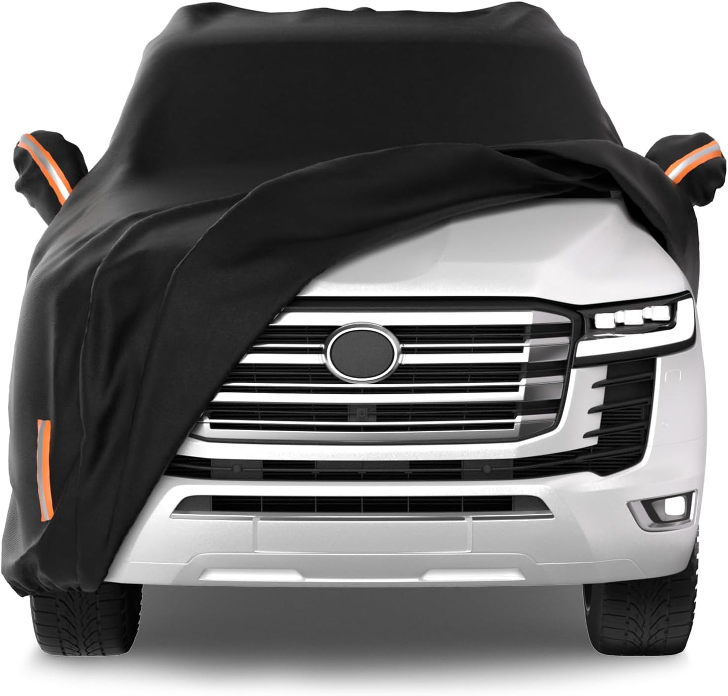 Large SUVs Car Cover for Length from 190' to 201' Cotton Inner Outdoor Waterproof All Weather Protection