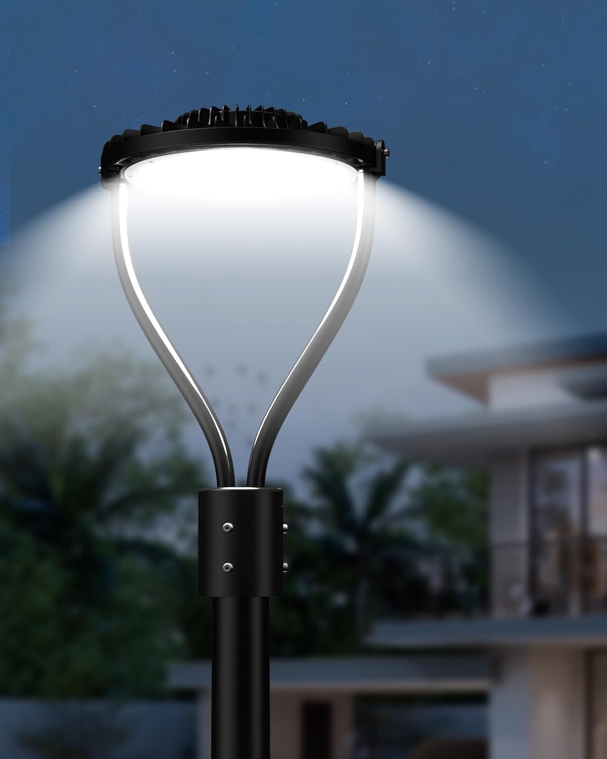 150W LED Post Top Light 2 Pack