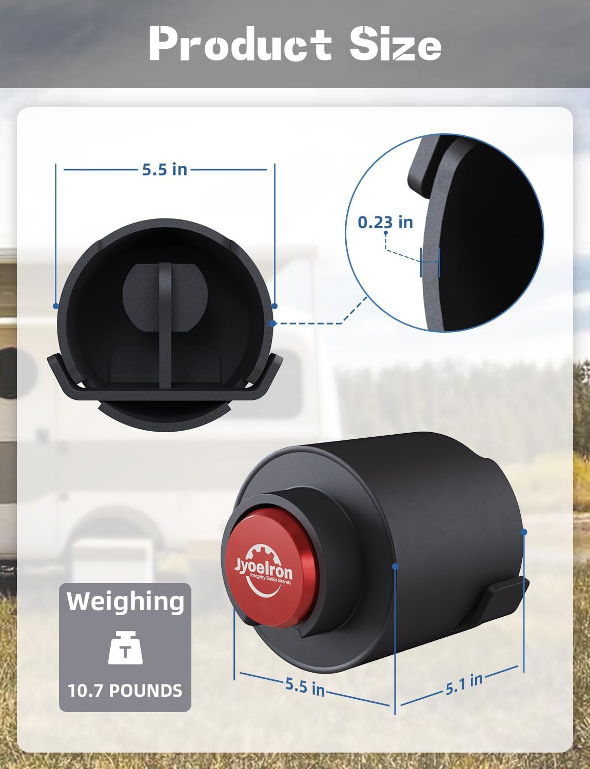 Trailer Lock Fits 2 5/16 Inch Coupler