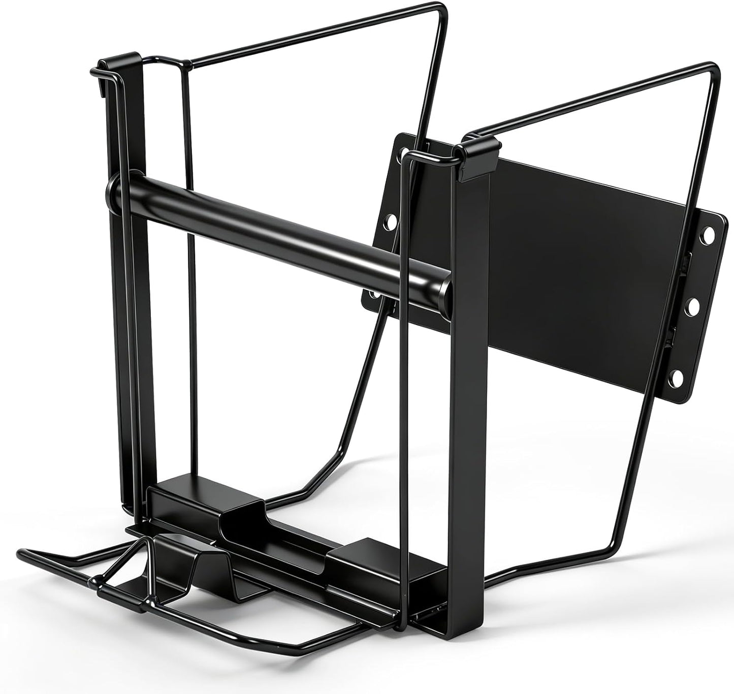 Moxweyeni Narrow Produce Roll Rack for Plastic Bags Holder Organizer 7 x 10 x 8 Inches Wall-Mountable Dispenser Rack with Removable Rod for Kitchen, Supermarket, Grocery And Store