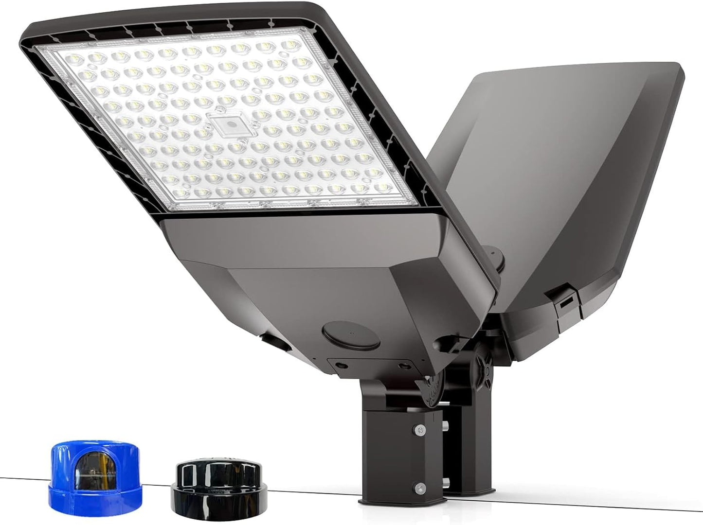 HYPERLITE 150W LED Parking Lot Lighting, 22,500LM 150LM/W Led Shoebox Light with Slip Fitter, IP65 Waterproof Dusk to Dawn LED Street Pole Light for