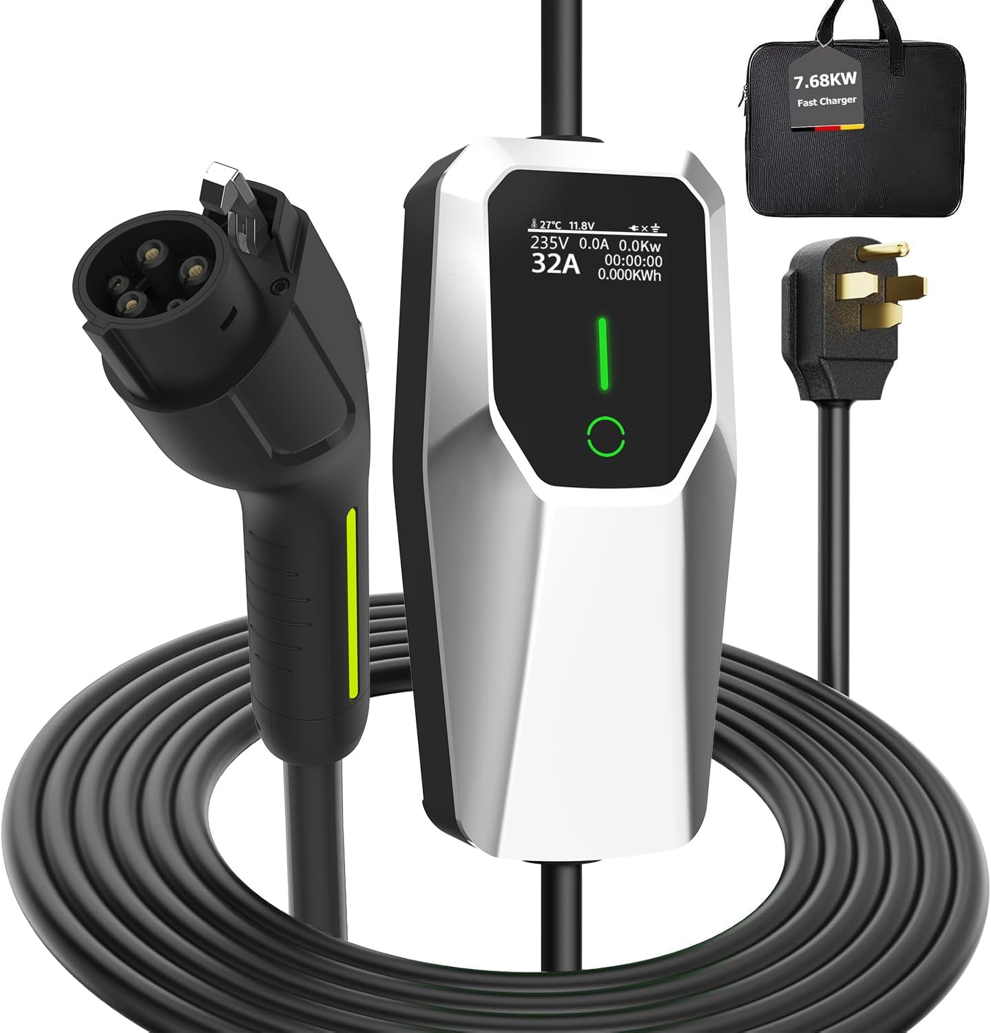 Portable Electric Vehicle Charger Level 2