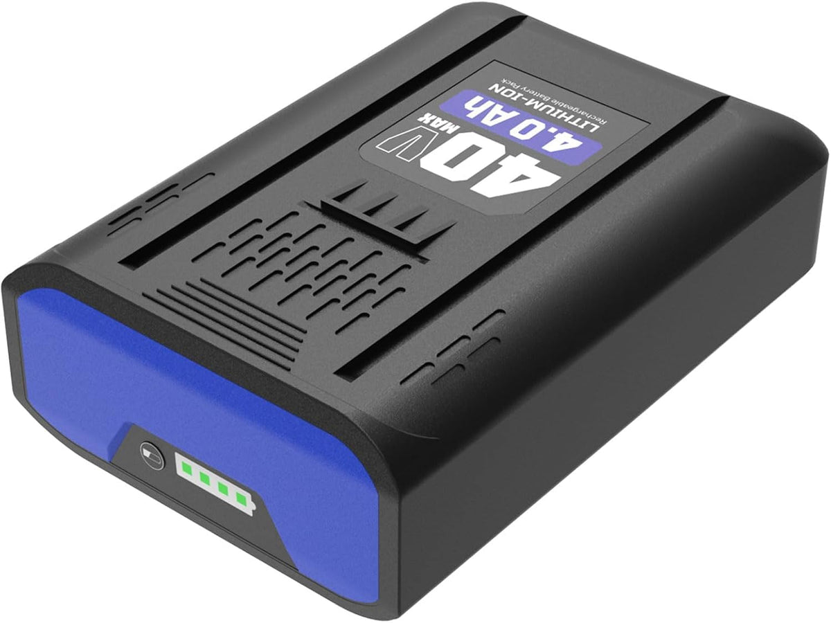 4.0Ah 40V Replacement for Kobalt 40V Battery, Compatible with KB640-06 KB540-06 KB440-06 KB340C-06 KB2540C-06 KPM1040A-03 KM-1640-06, for Cordless Lawn Mower & String Trimmer Power Tools 1-Pack 4.0Ah Battery
