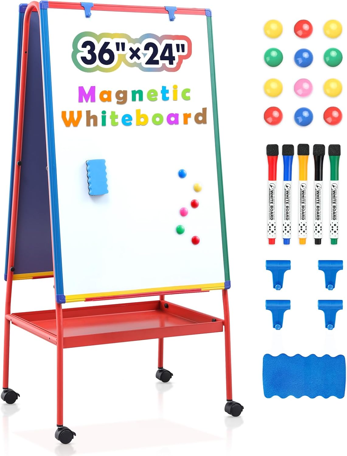 Mobile Dry Erase Board with Stand