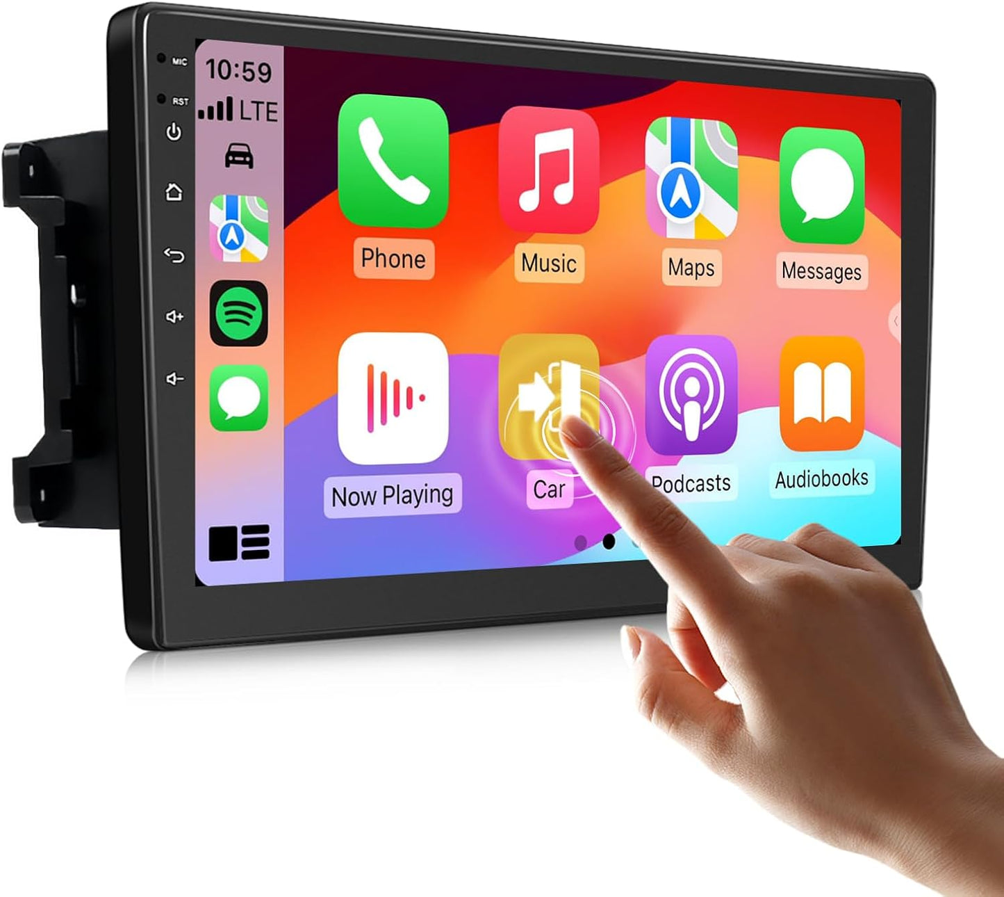 10.1 Carplay Android Auto for Jeep Wrangler Compass Dodge Ram Chrysler