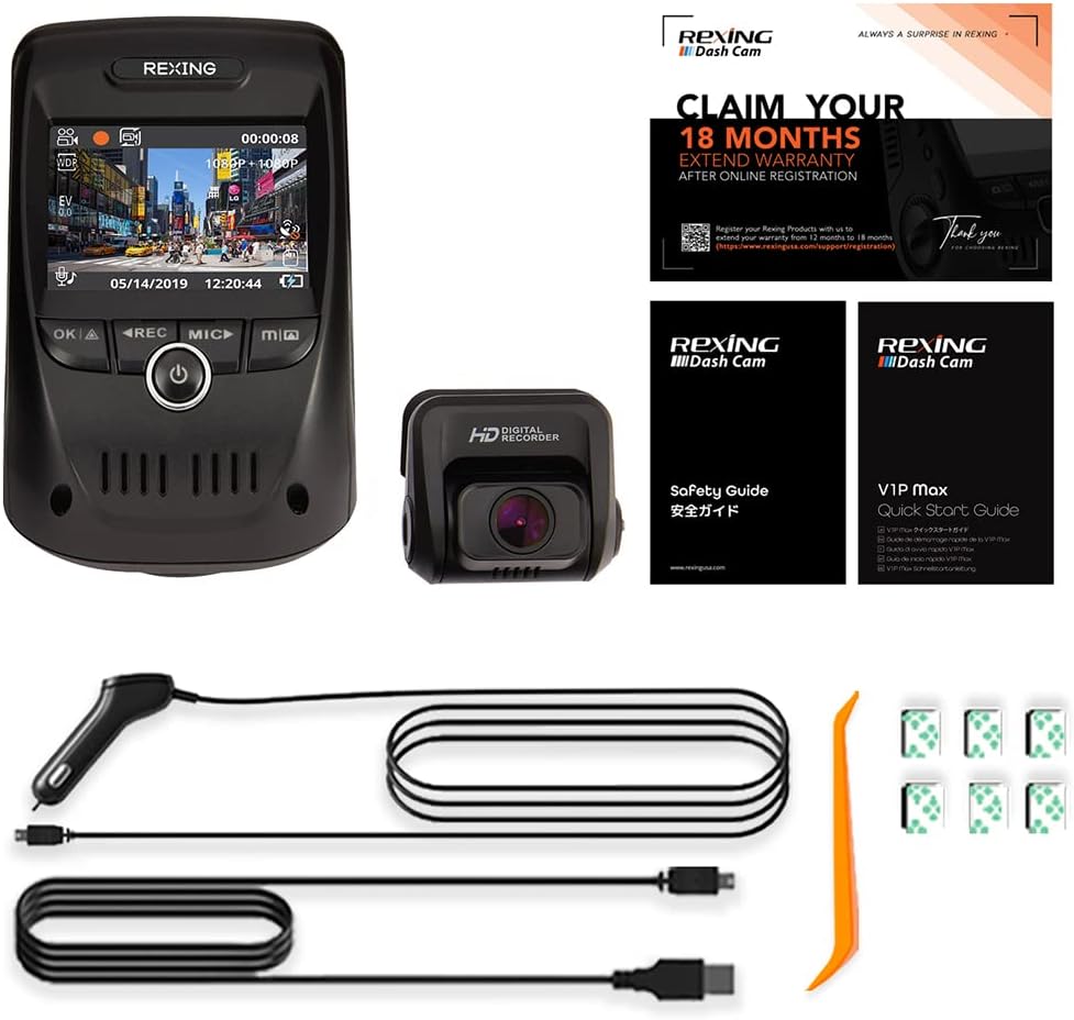 4K UHD Dual Dash Cam