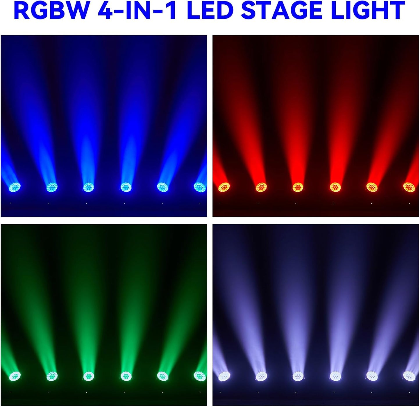 15W LED Moving Head DJ Light RGBW 4-in-1 Stage Zoom Beam Wash Lighting Effect with DMX51