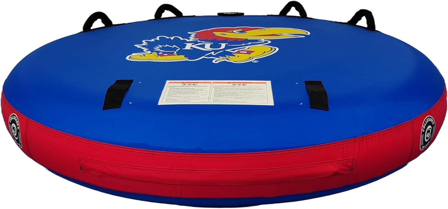 Collegiate Waves The Rookie 70" Round Tube (University of Kansas - Jayhawks)