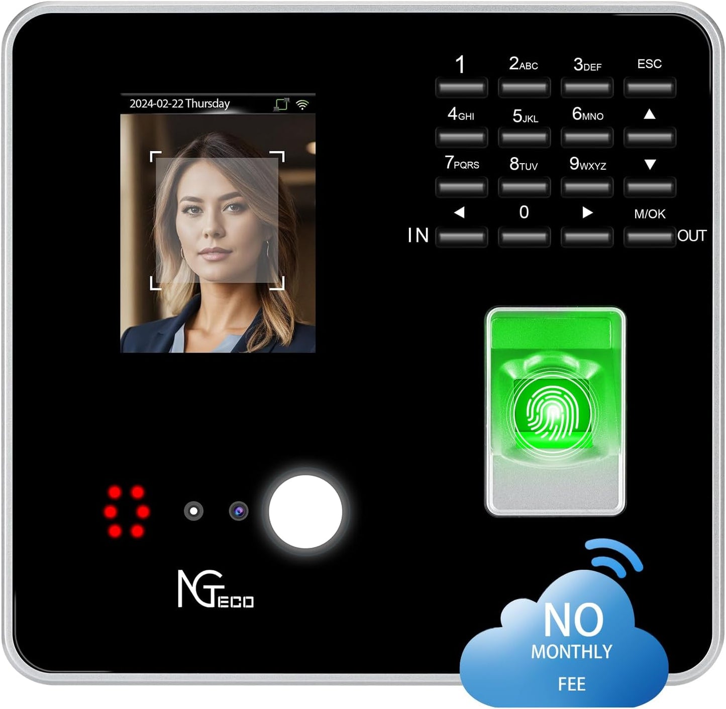 Cloud Time Clock Remote Control 2.4GHz WiFi Time Clock