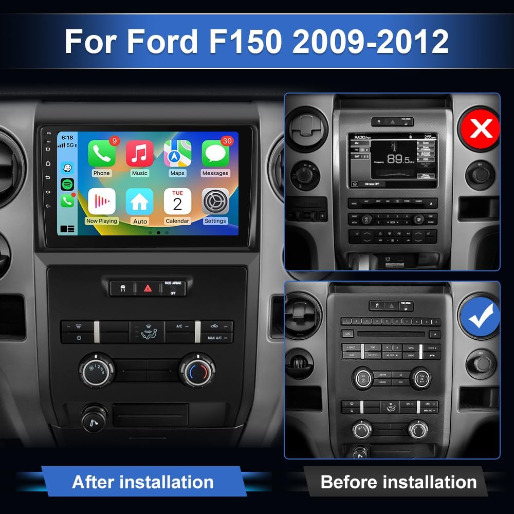 Wireless Carplay Android Auto for Ford F150 F-150 2009 2010 2011 2012