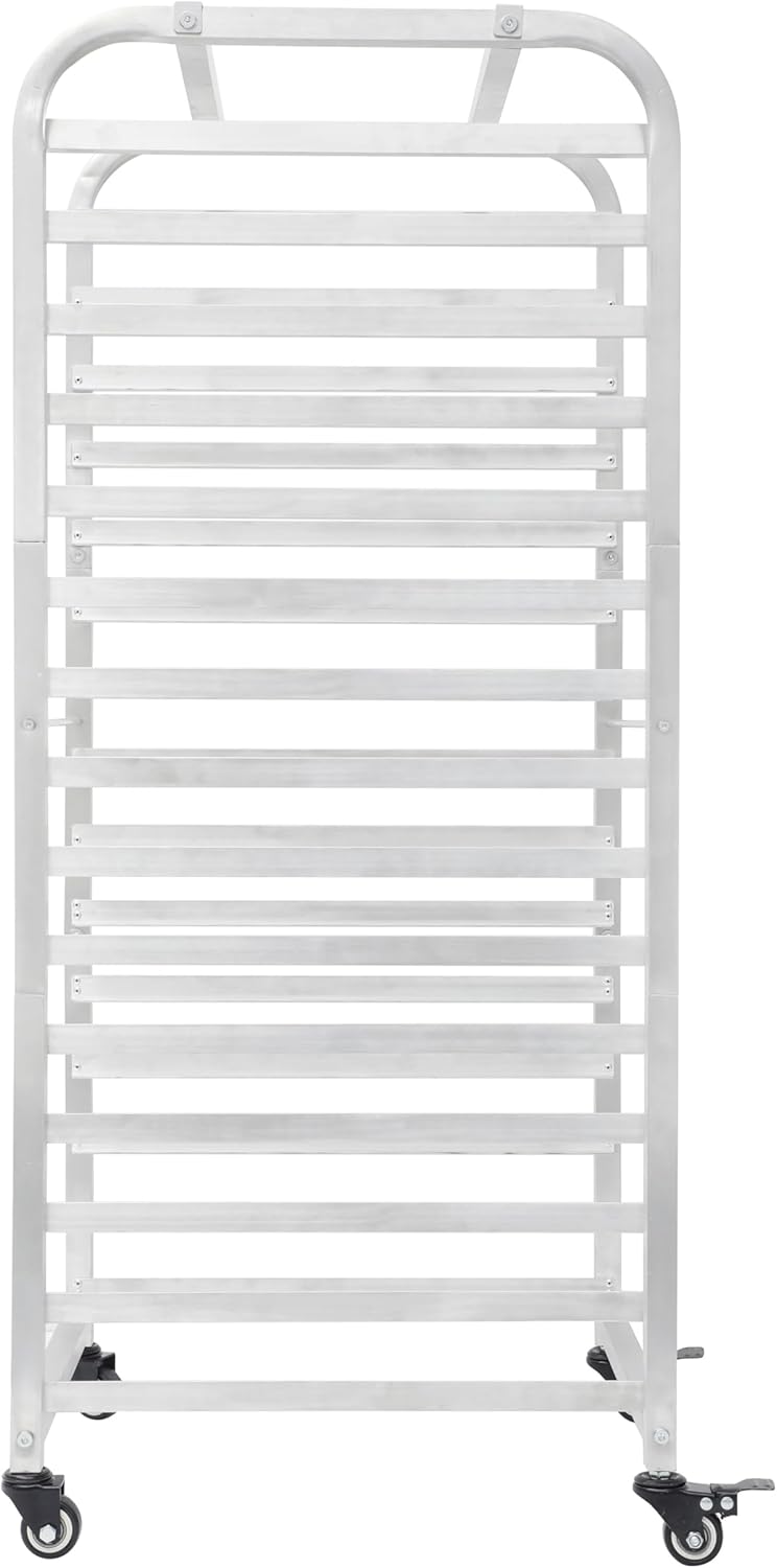 Bakery Bun Pan Speed Rack - Half Sheet Only, 15 Tiers Bakery Cart & Drying Rack on Wheels - Speedrack