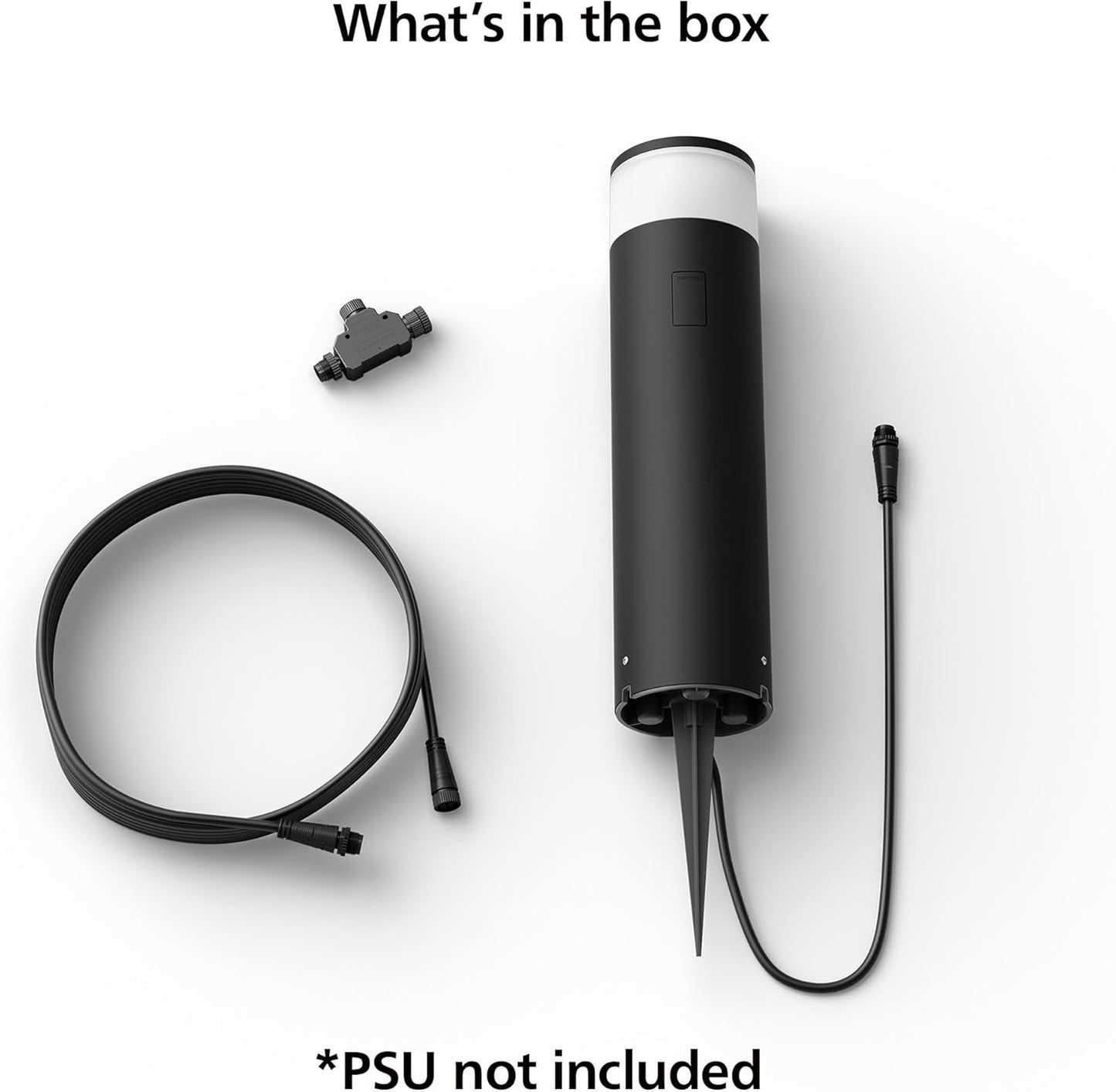 Philips Hue Calla Large Outdoor Pedestal Light (Low-Volt), White & Color Light, Voice Control with Alexa