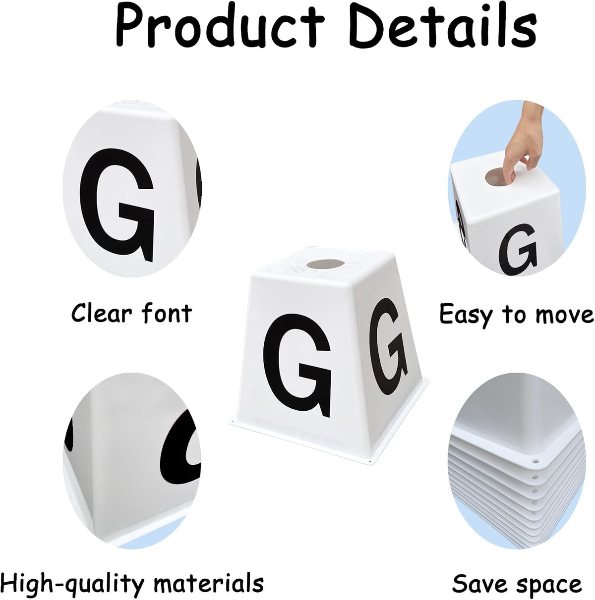Football Yard Markers Field Markers Soccer Field Marking Kit 11 PCS