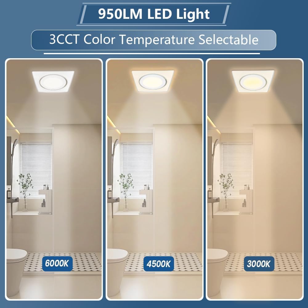 Bathroom Ventilation and Exhaust Fan Ceiling Mount Exhaust Ventilation