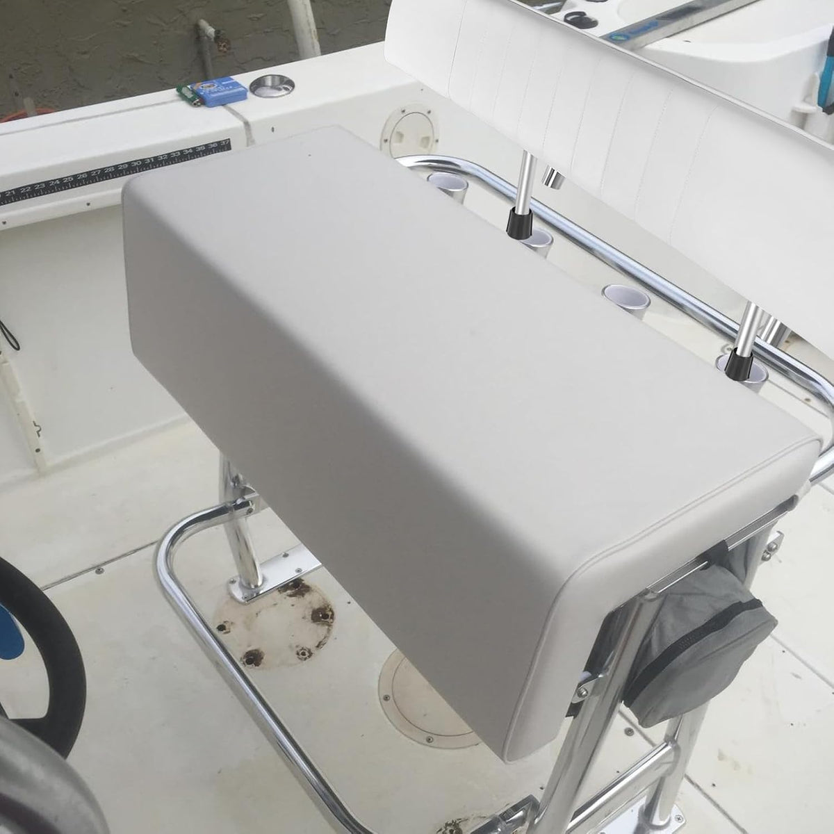 Boat Seat Backrest for Boats Universal Boat Seat Back Support, Waterproof & UV-Resistant, Comfortable Yacht/Sailboat Seat Cushion Backing