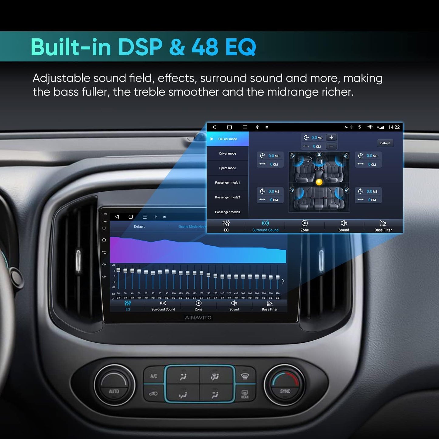 9 Inch Airplay Android 12 Car Stereo Radio for Chevy Colorado GMC Canyon 2015-2018