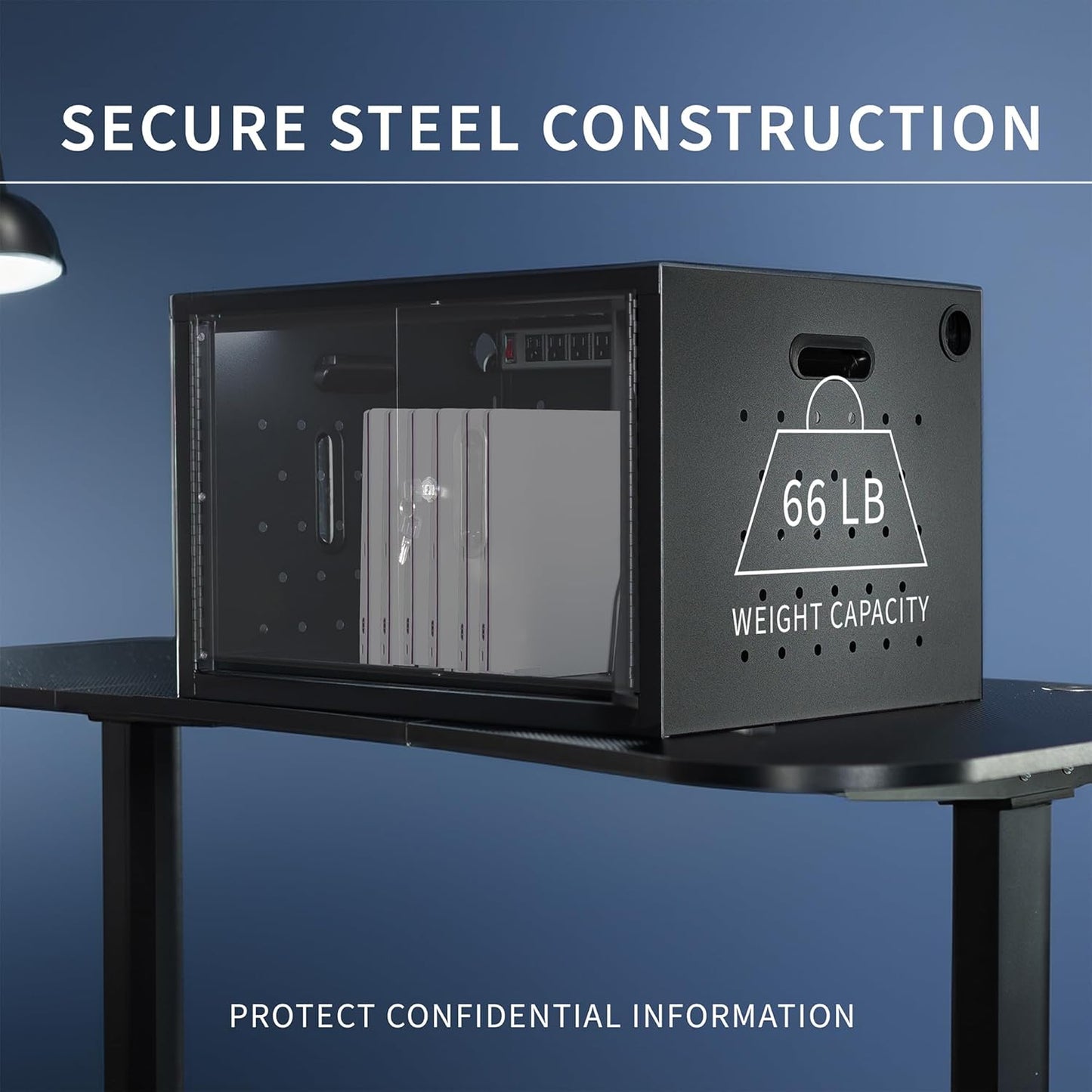 16-Bay Locking Laptop and Tablet Charging Station