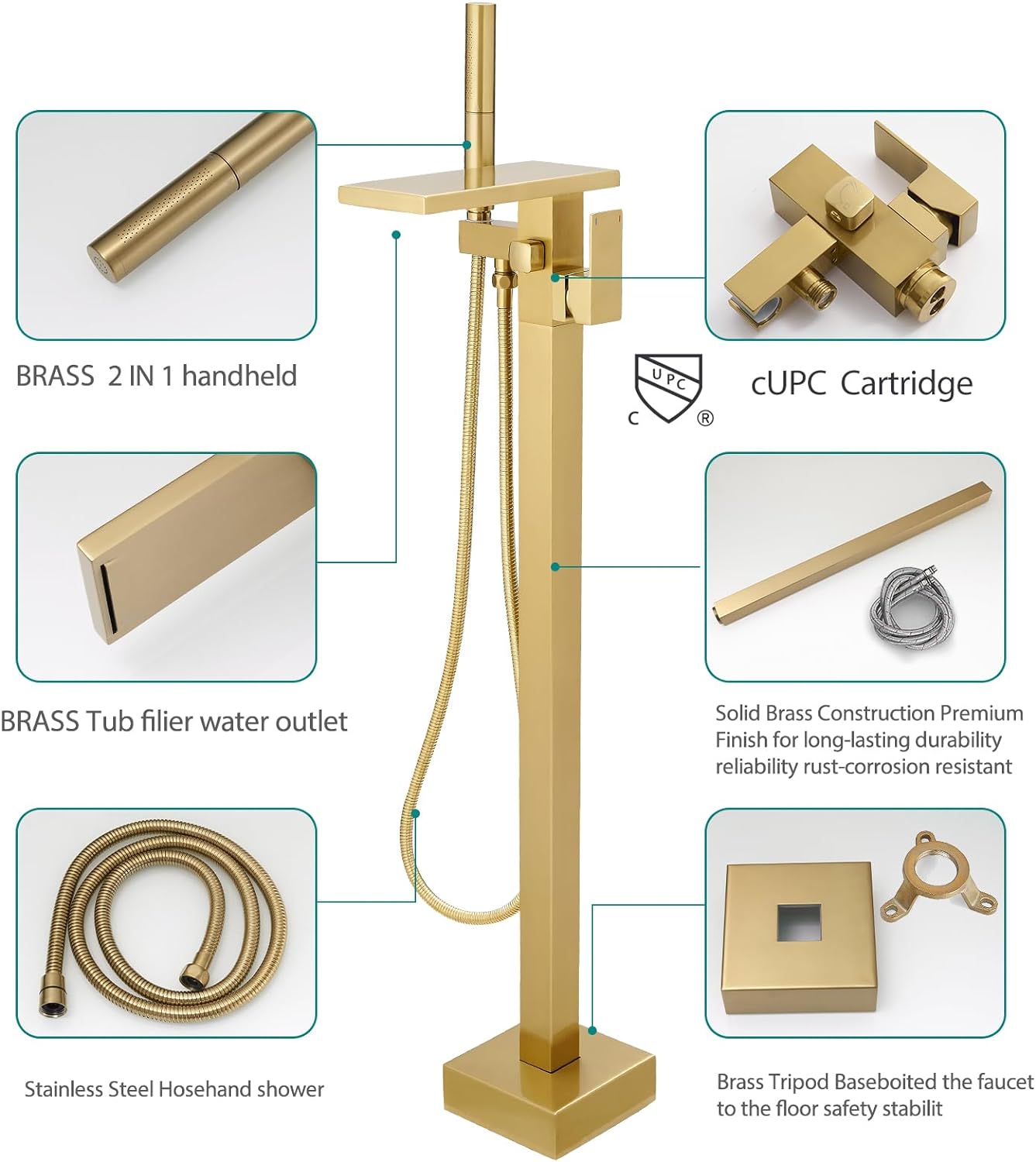 Freestanding Bathtub Faucet