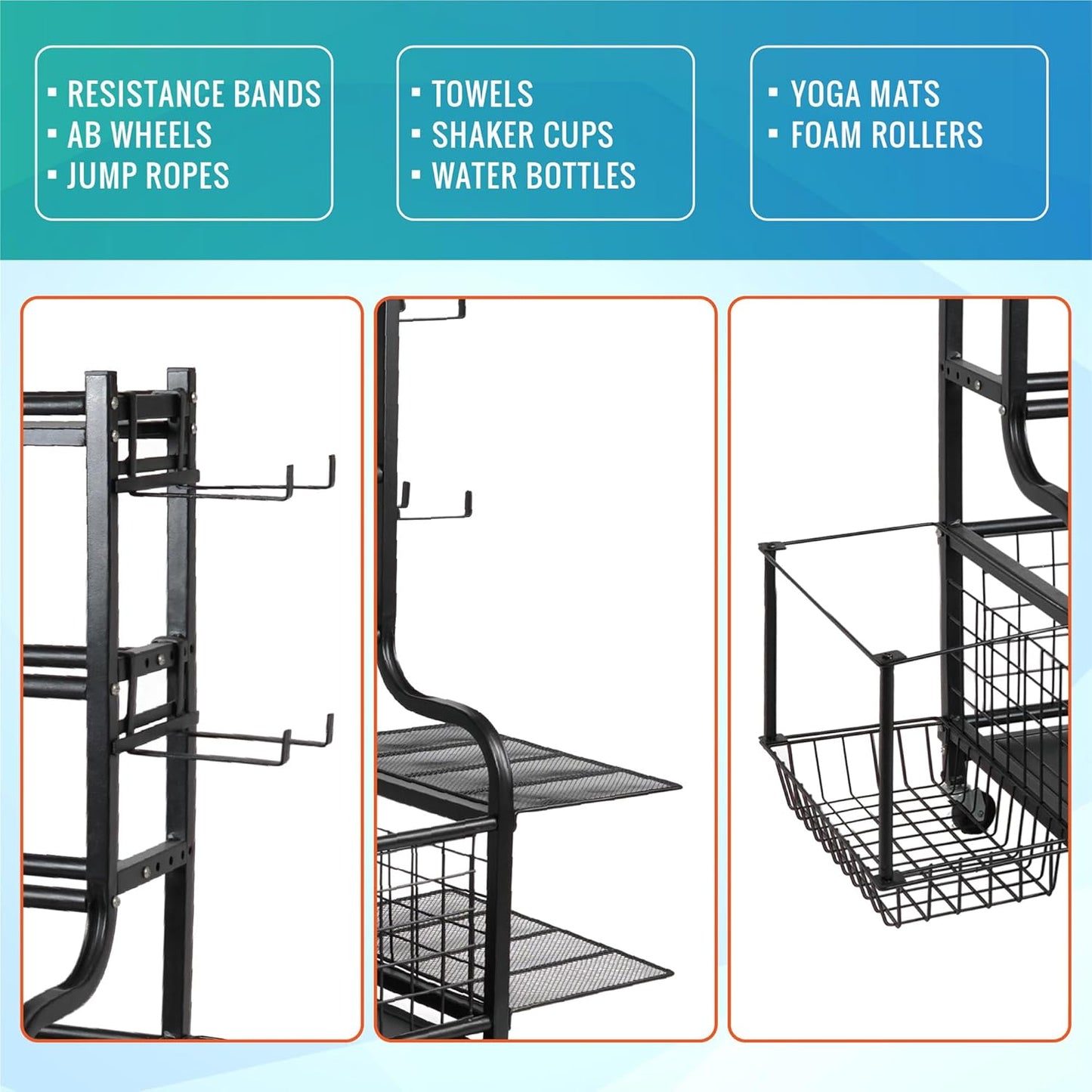 Dumbbell Rack, Heavy Duty Weight Rack for Home Gym with Extra Strong Sheet Steel Shelf and Base