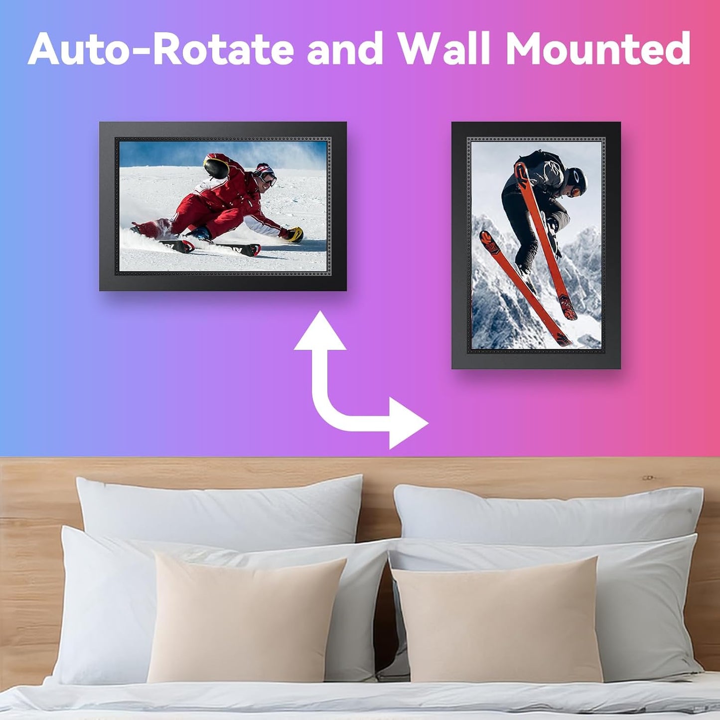 10.1 Inch Smart Digital HD Touch Screen Picture Frame WiFi, 16GB Storage 1280x800