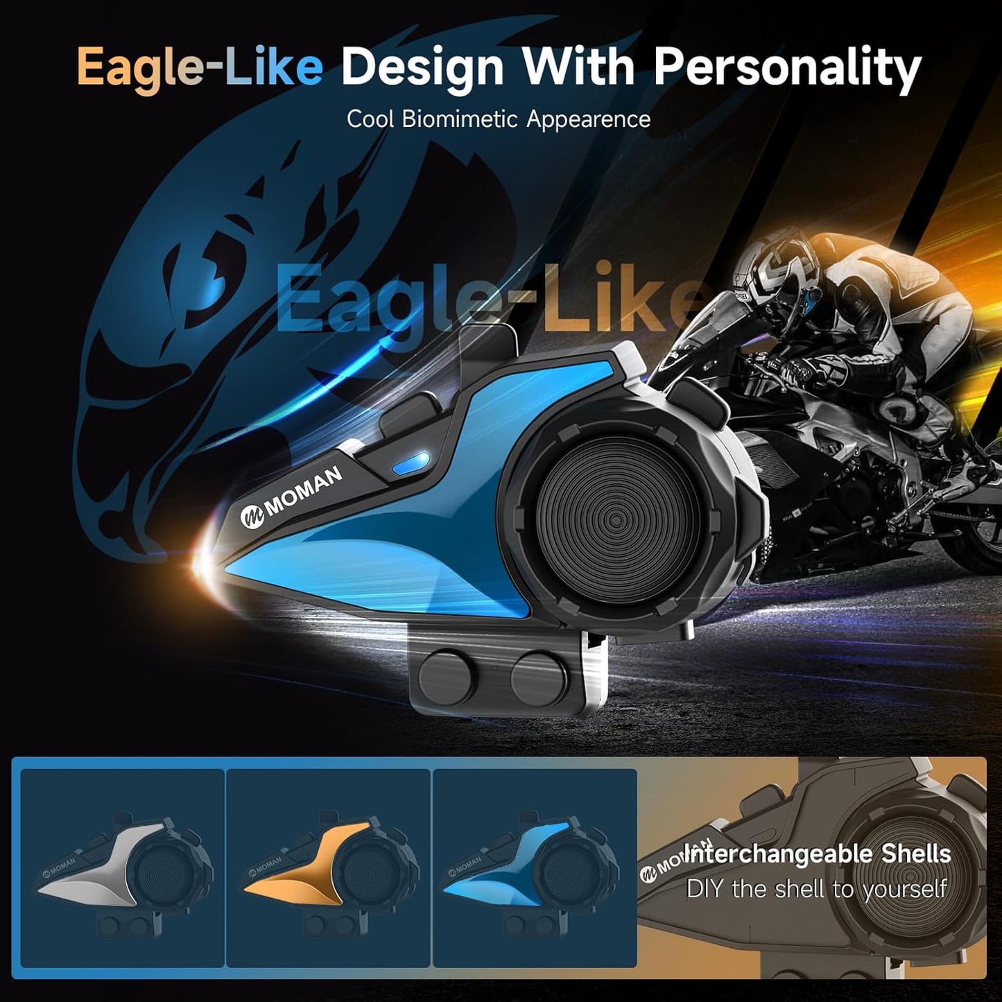 Motorcycle Intercom Headset