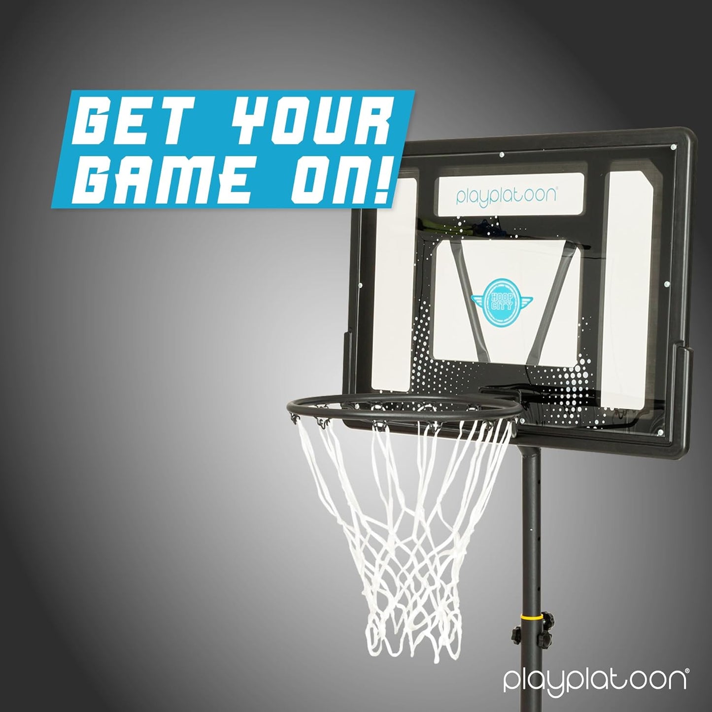 Play Platoon Swimming Pool Basketball Hoop Poolside Above Ground Games for Family - Backboard Adjustable
