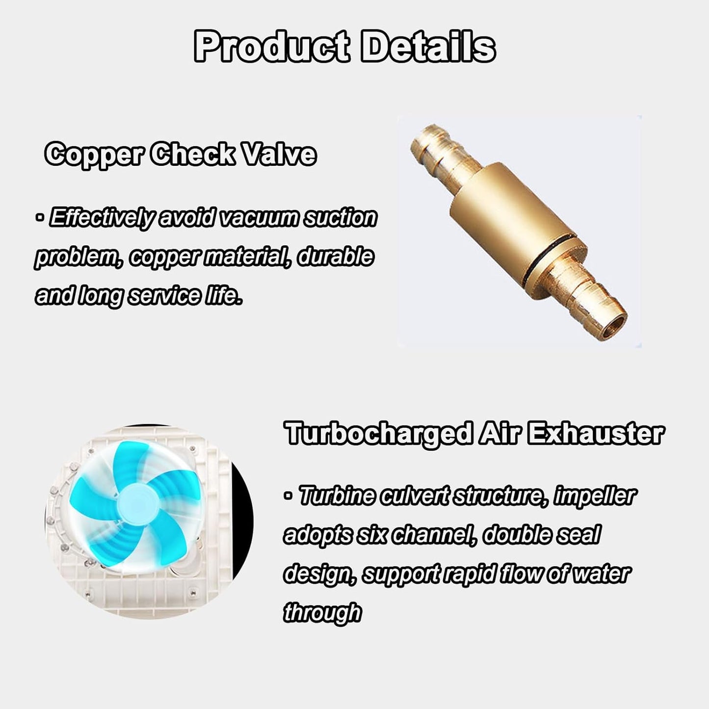 INTBUYING Water Circulating Vacuum Pump with 15L Water Tank Flow Rate 90L/min Water Circulation for Lab Chemistry Equipment