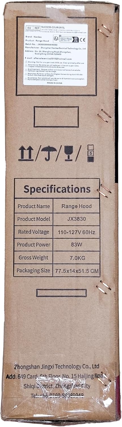 30 inch Range Hood Under Cabinet 300CMF, Ducted and Ductless Convertible Range Hood