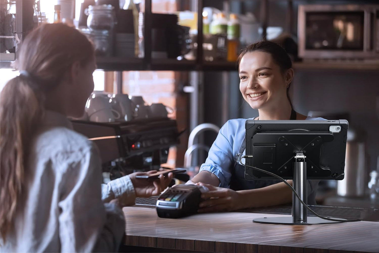 iPad Wireless Charging Case - CTA Wireless Magnetic Charging Case and Base with Splash-Proof, Impact-Resistant