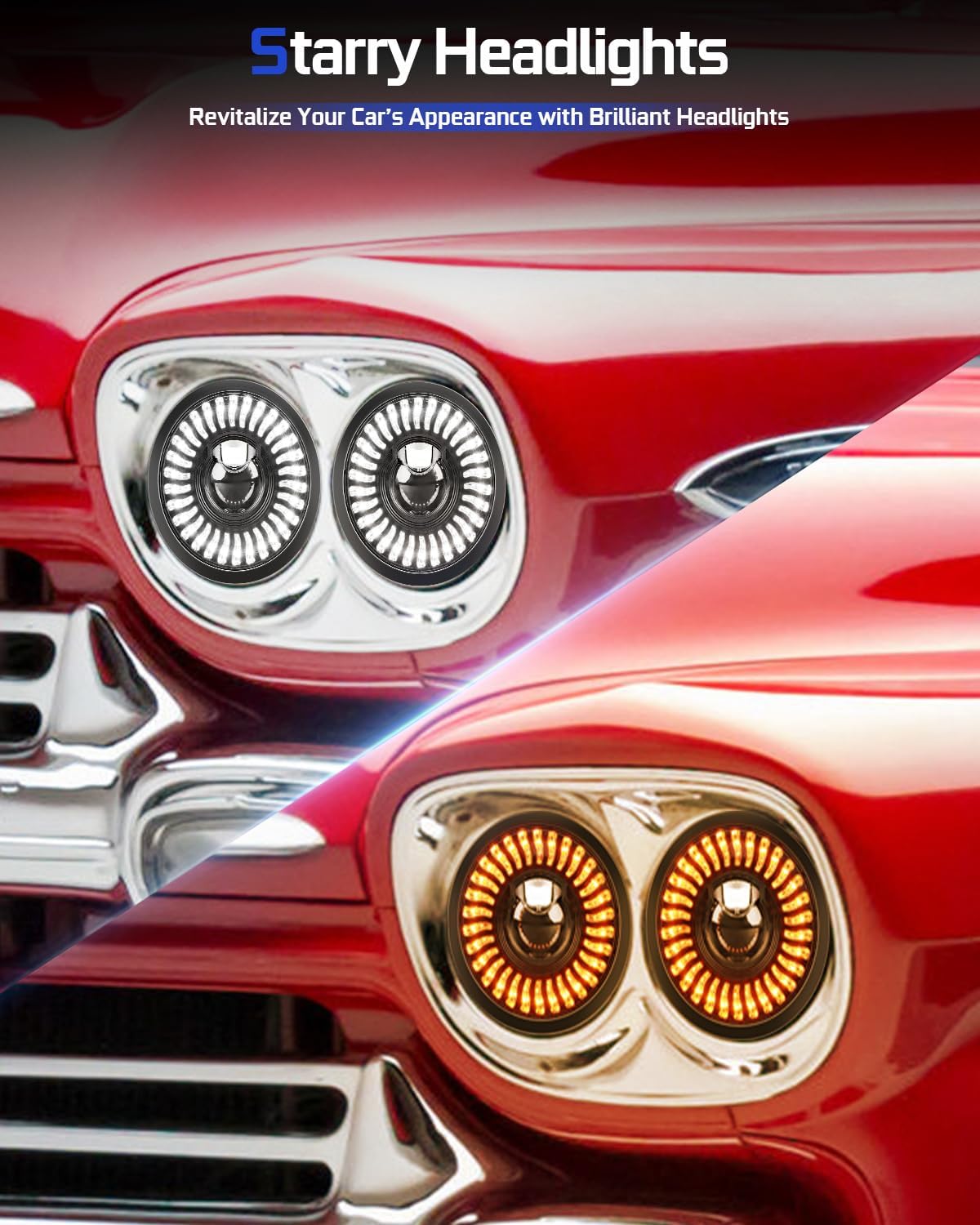 Anti-glare 5.75' LED Headlights