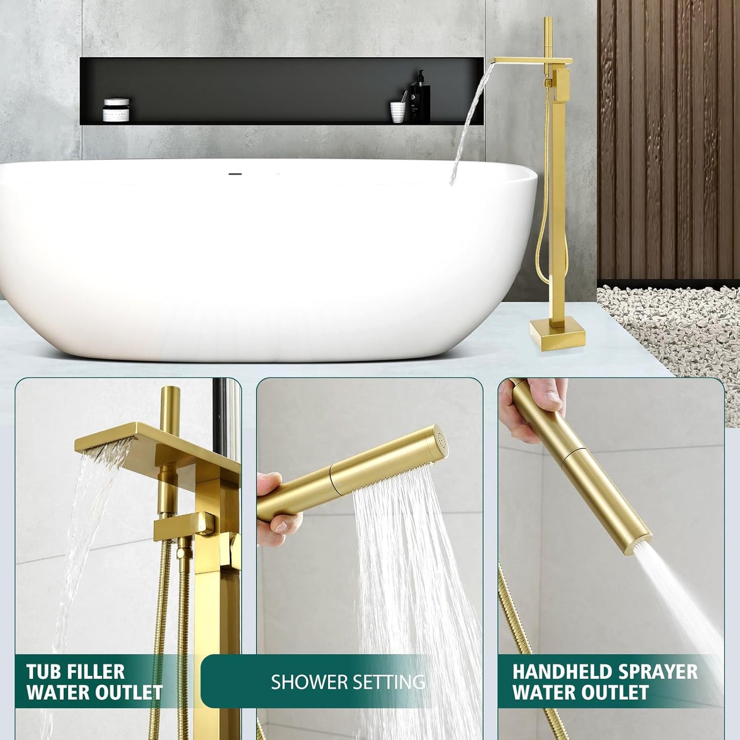 Freestanding Bathtub Faucet