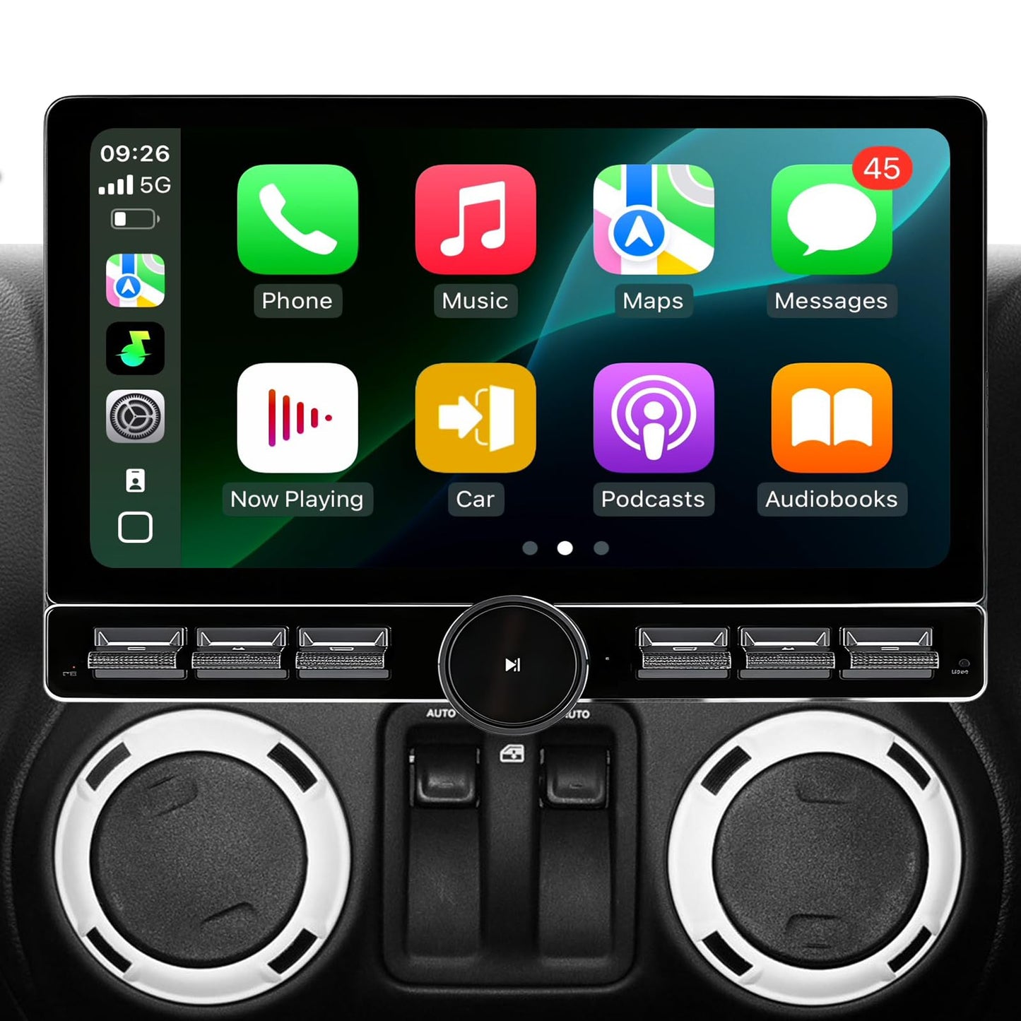 Car Stereo Radio for Dodge Ram 1500 2500 3500 2009-2012, Android 13 Wireless CarPlay Android Auto, 10 Inch Head Unit IPS HD Screen, Bluetooth/SWC/GPS/AM/FM/RDS/Wifi/1080P Backup Camera (Mi-4+64)