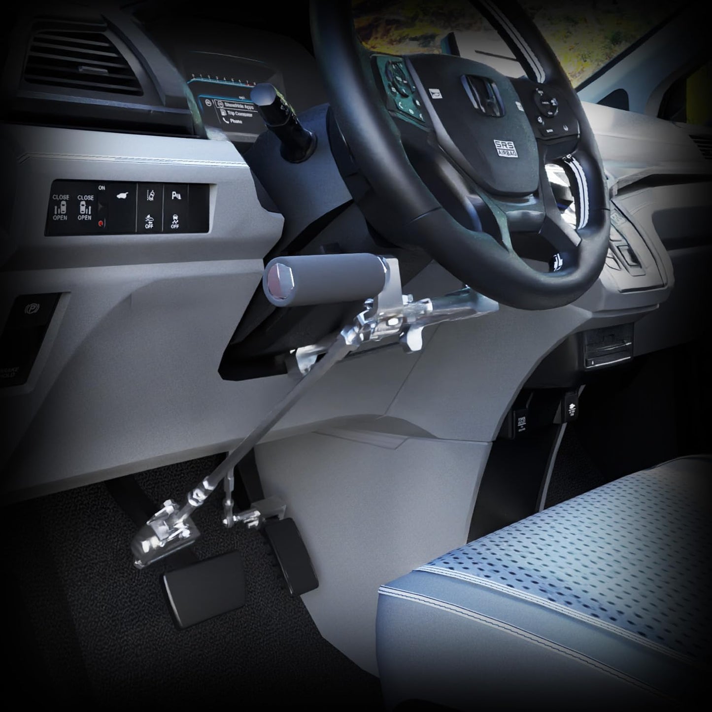 Hand Control Right Angle with Accelerator Lockout Universal Fit