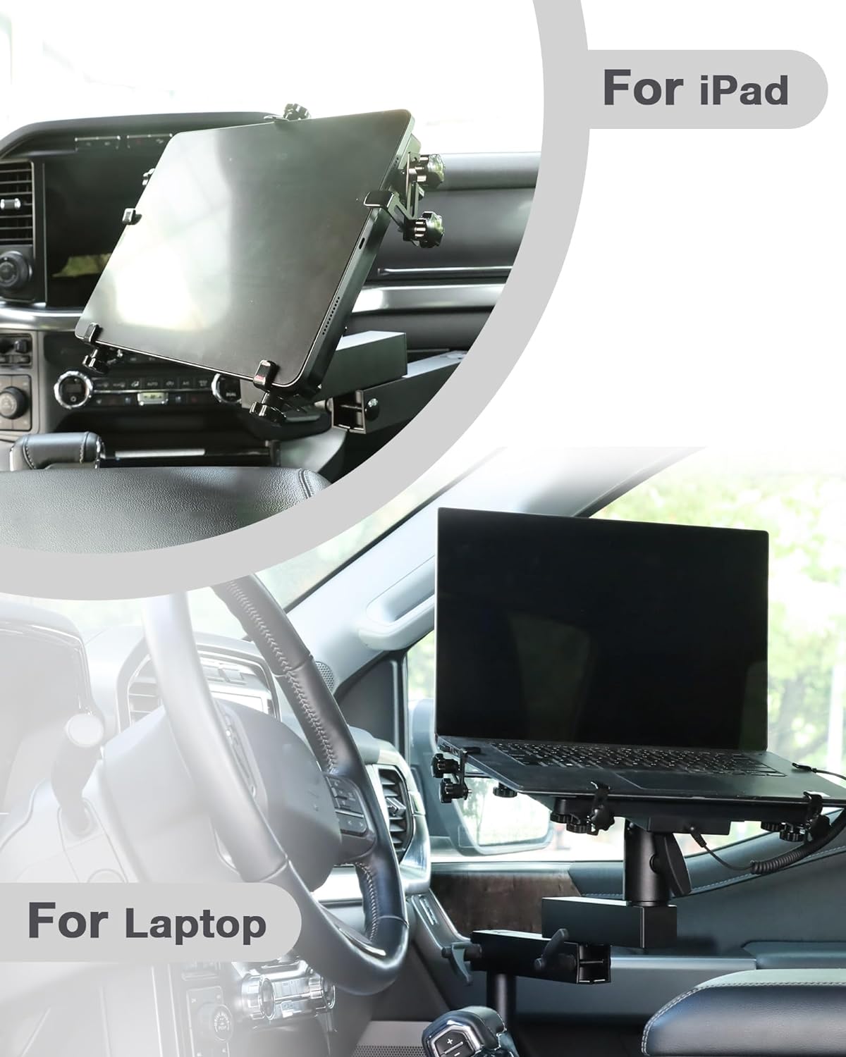 Vehicle Laptop Mount Fit for Ford F150 250 350