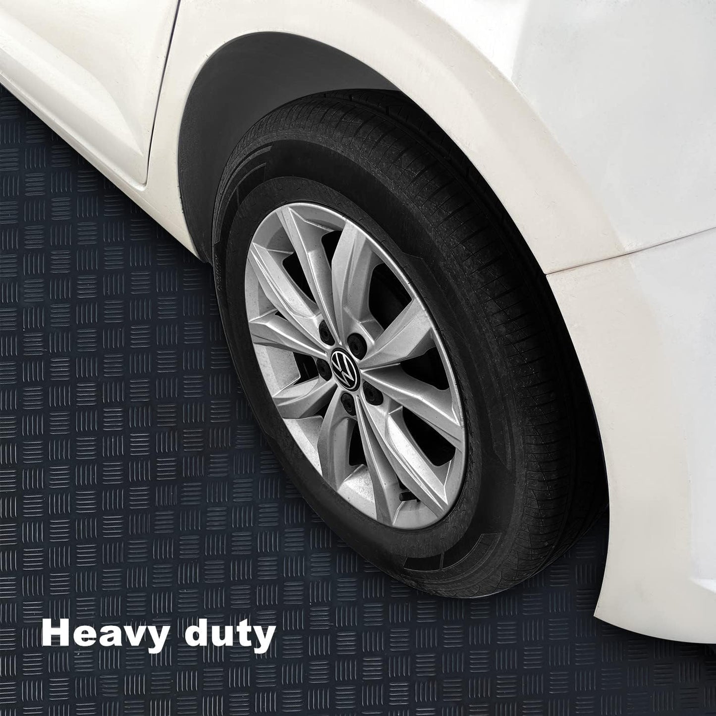 3mm Thickened Heavy Duty Garage Floor Runner 16.4'x3.3', Rubber Flooring Roll 54sqft, Water & Stain Resistant