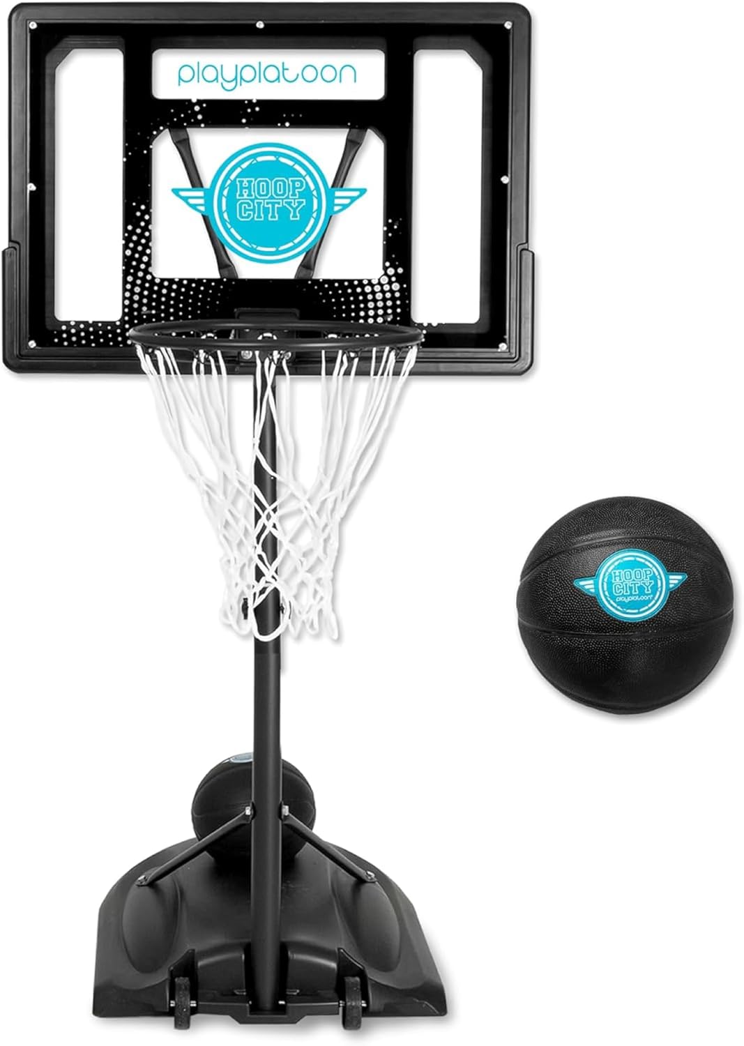 Play Platoon Swimming Pool Basketball Hoop Poolside Above Ground Games for Family - Backboard Adjustable