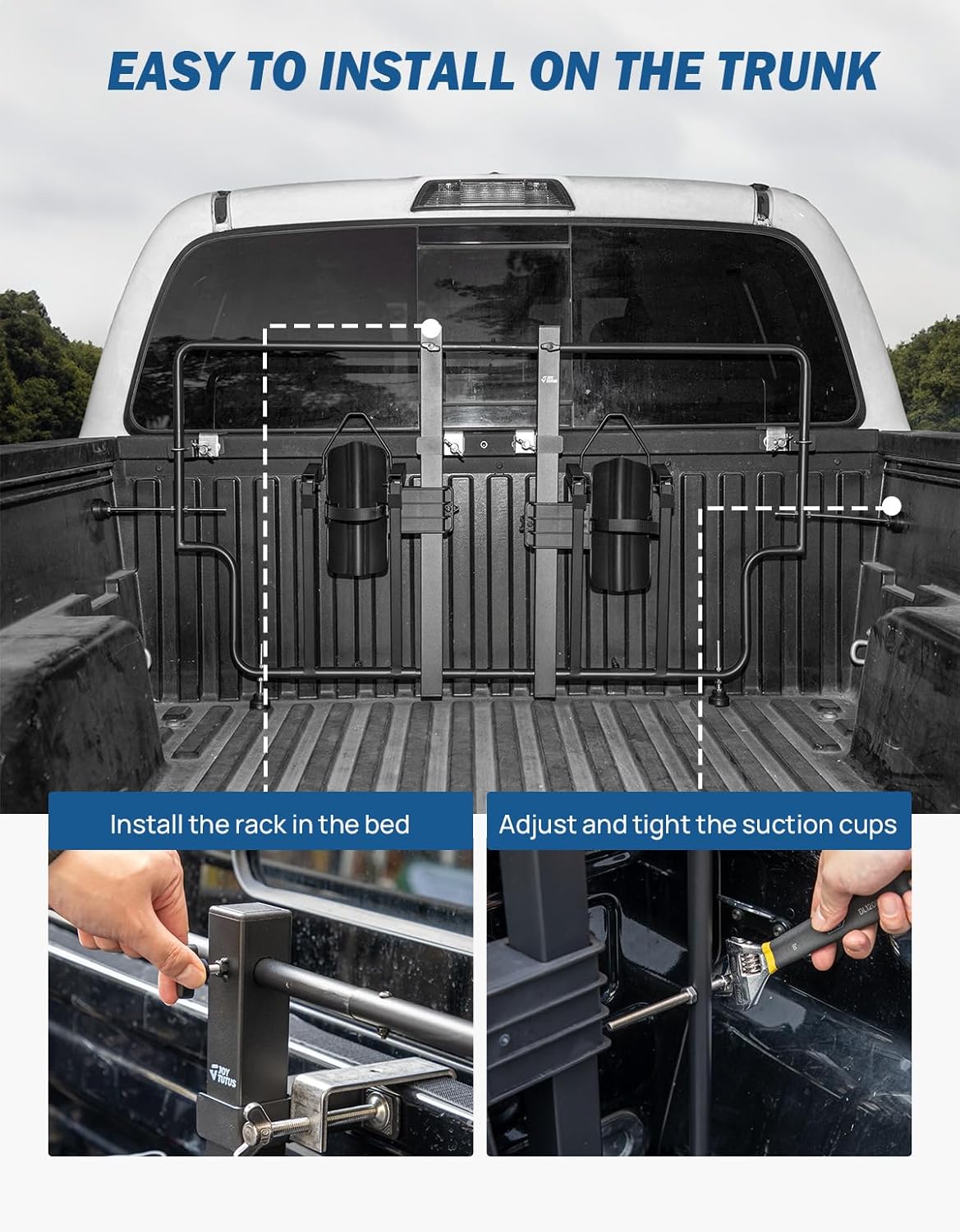 Truck Bed Bike Rack for Mid Size Pickup