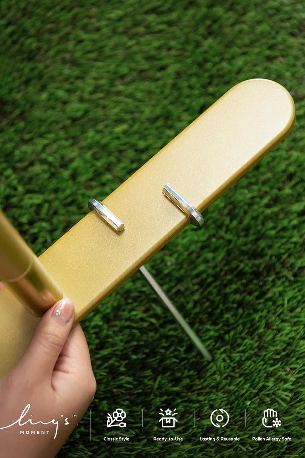 Ling's Moments Wedding Arch w/ Flowers, 7.2ft & 6ft Set of 2 Metal Arches (White Ivory & Green)