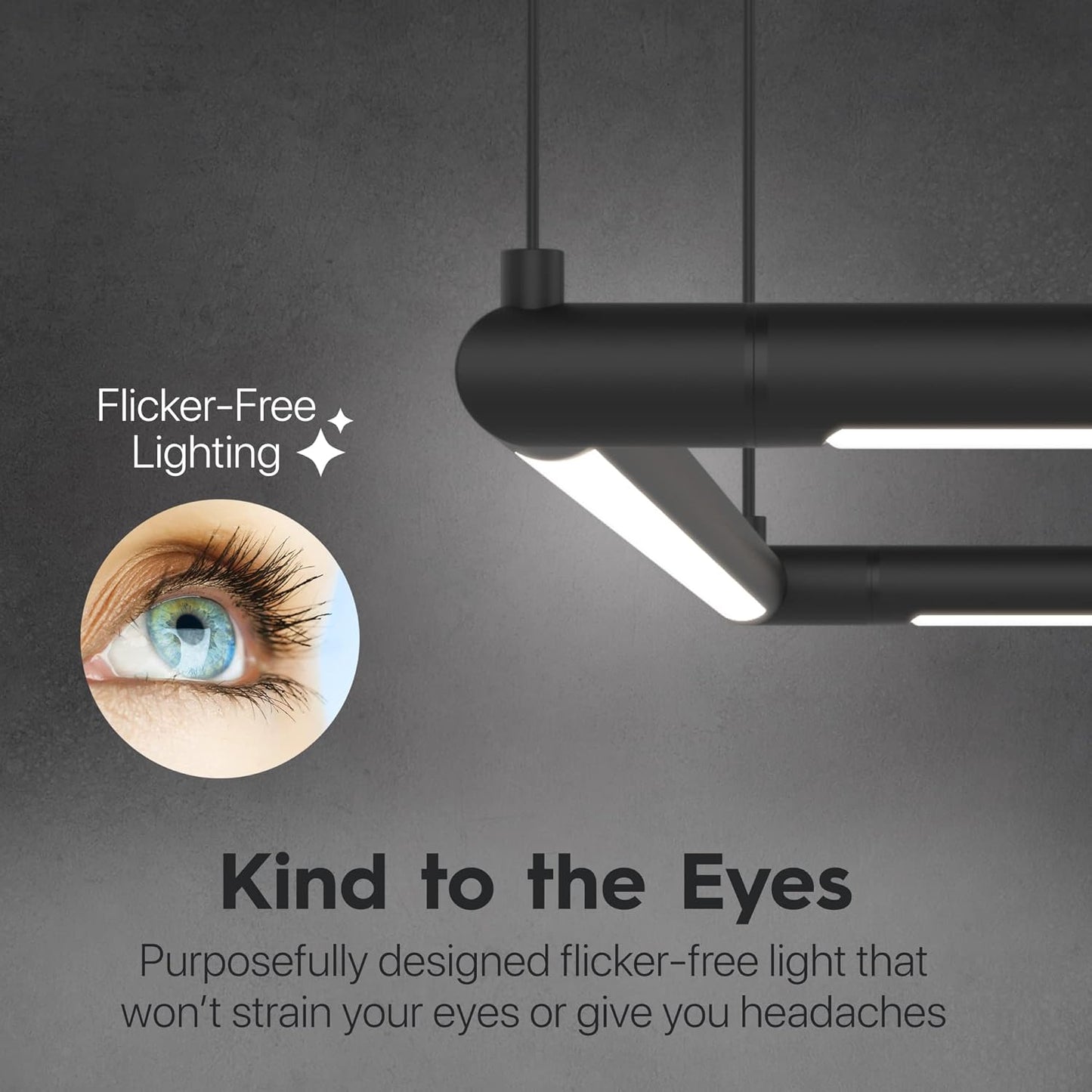 Rectangle Pendant Light, Led Chandelier, Office Light, Dining Room Light, Kitchen Island Light, Ceiling Light, No Flicker, Non Dimmable, Adjustable