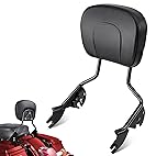 Amazicha Passenger Backrest Sissy Bar, Quick Release Sissy Bar Backrest Fit for Harley Davidson Touring Street Glide Road King Road Glide Electra Glide 2009-2024, Black