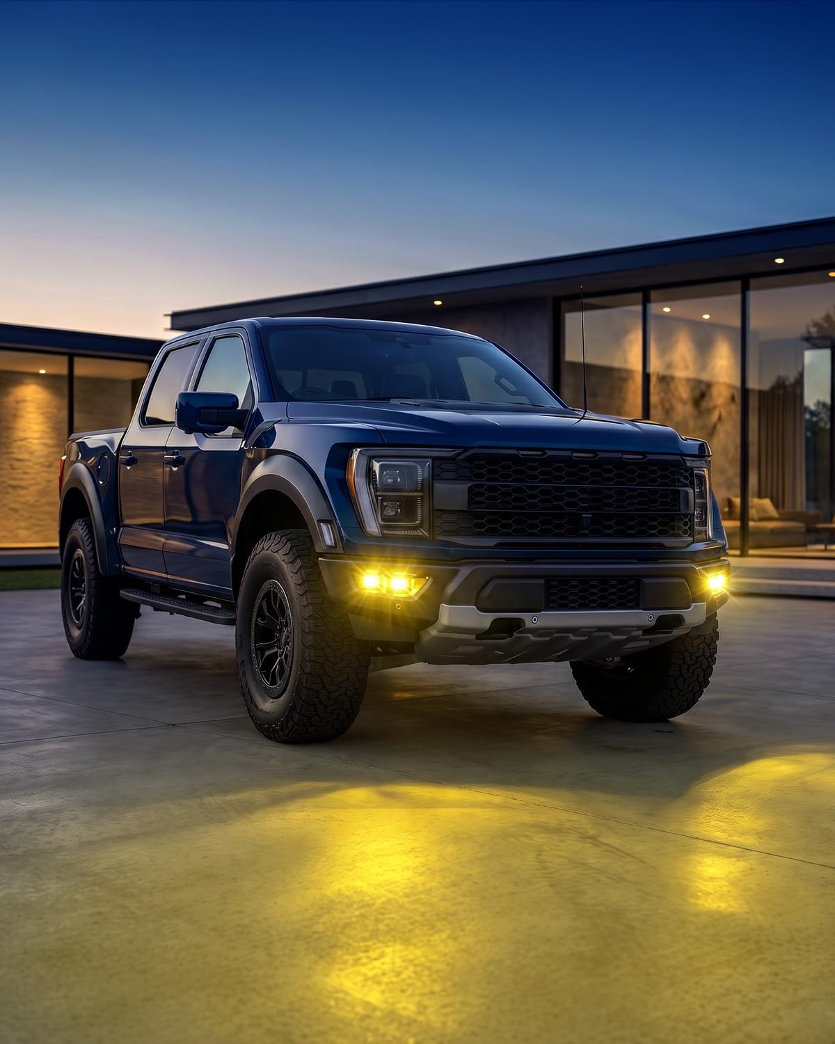 LED Fog Lights for 2021-2025 Ford F150 Raptor | Only Raptor Model C2|2021-2025 F150 Raptor |Yellow Light