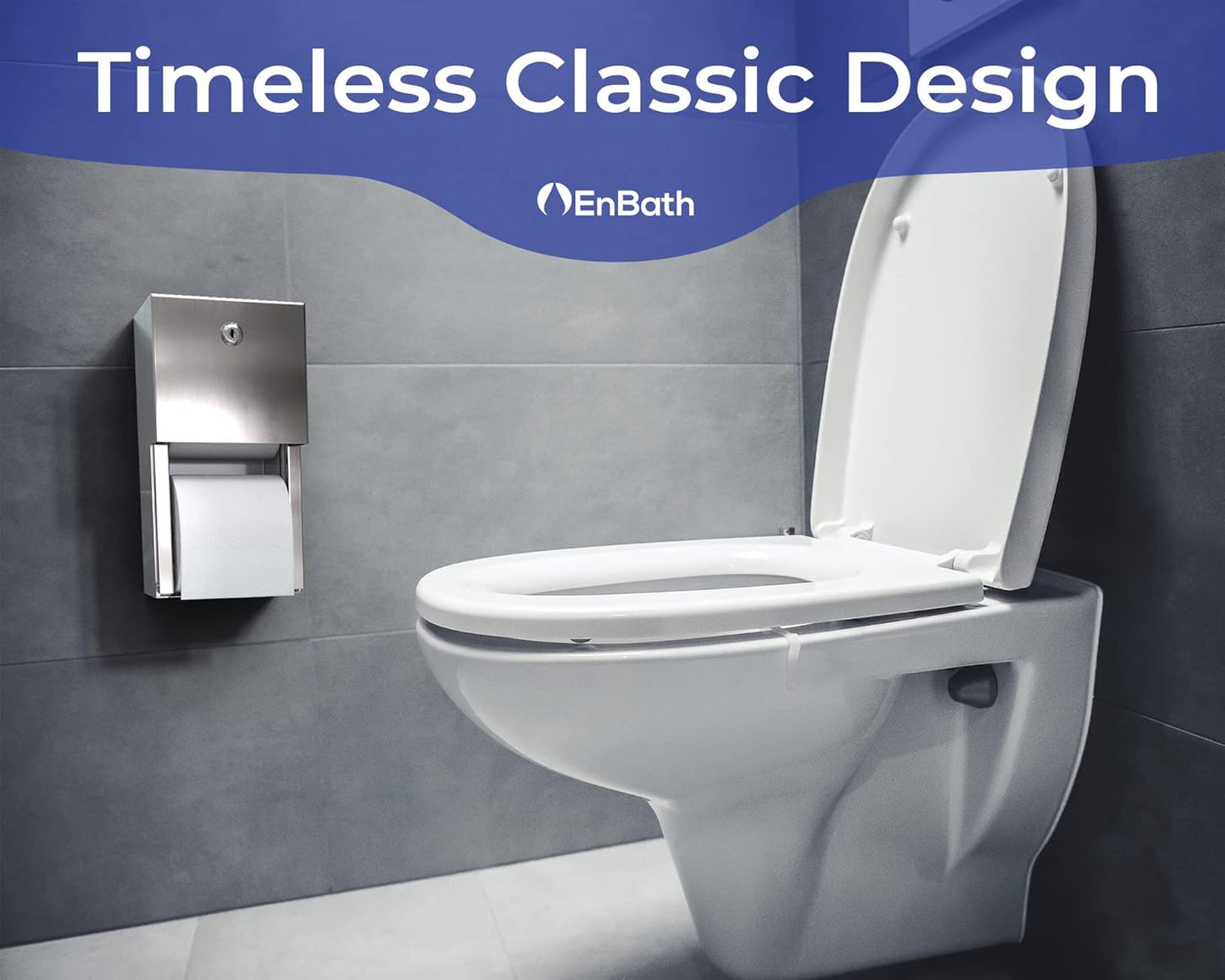 Commercial Toilet Paper Dispenser (2-Pack)
