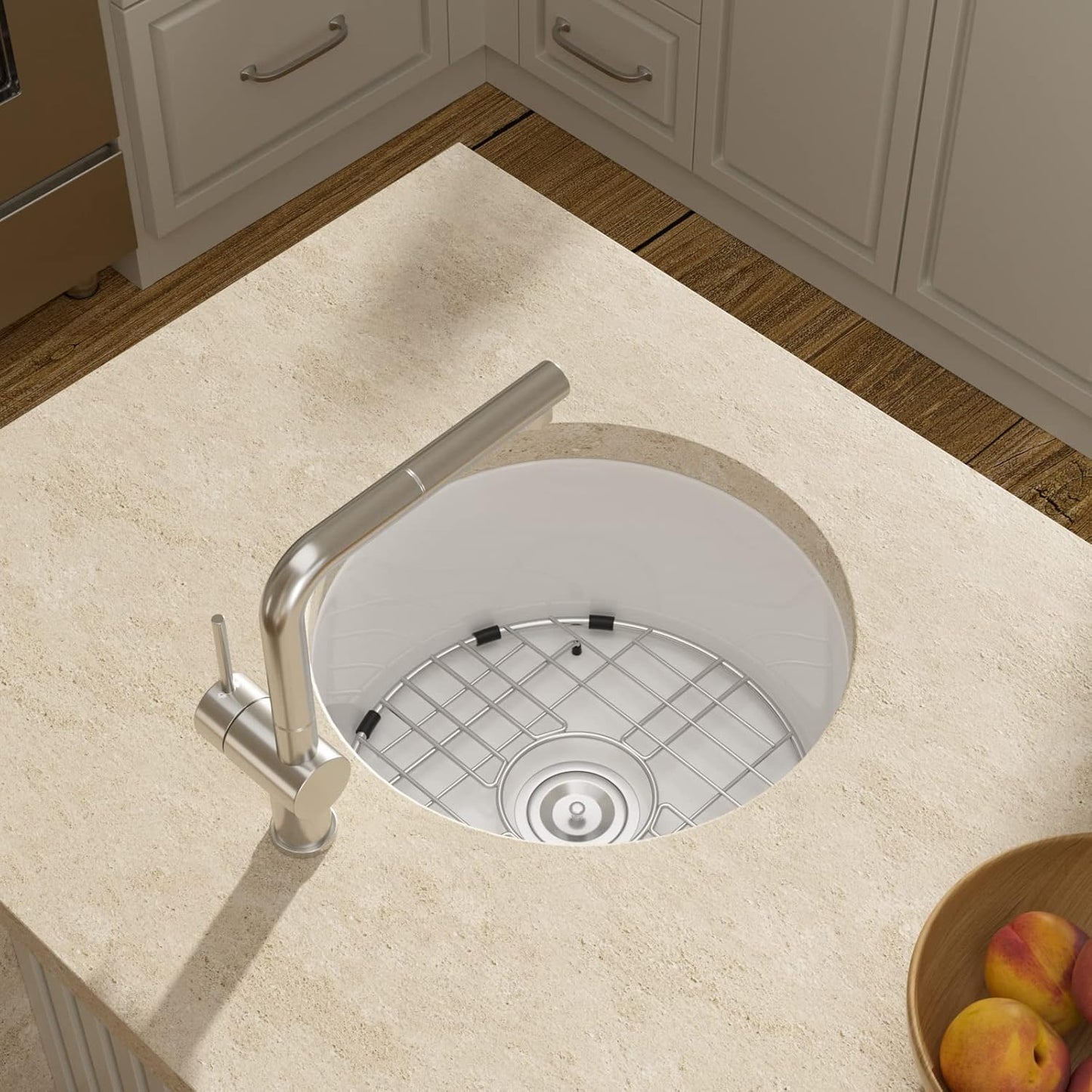 18 Inch White Undermount Bar Sink 18 x 18 Inch Deep Single Bowl White Small Undermount Bar Prep Sink