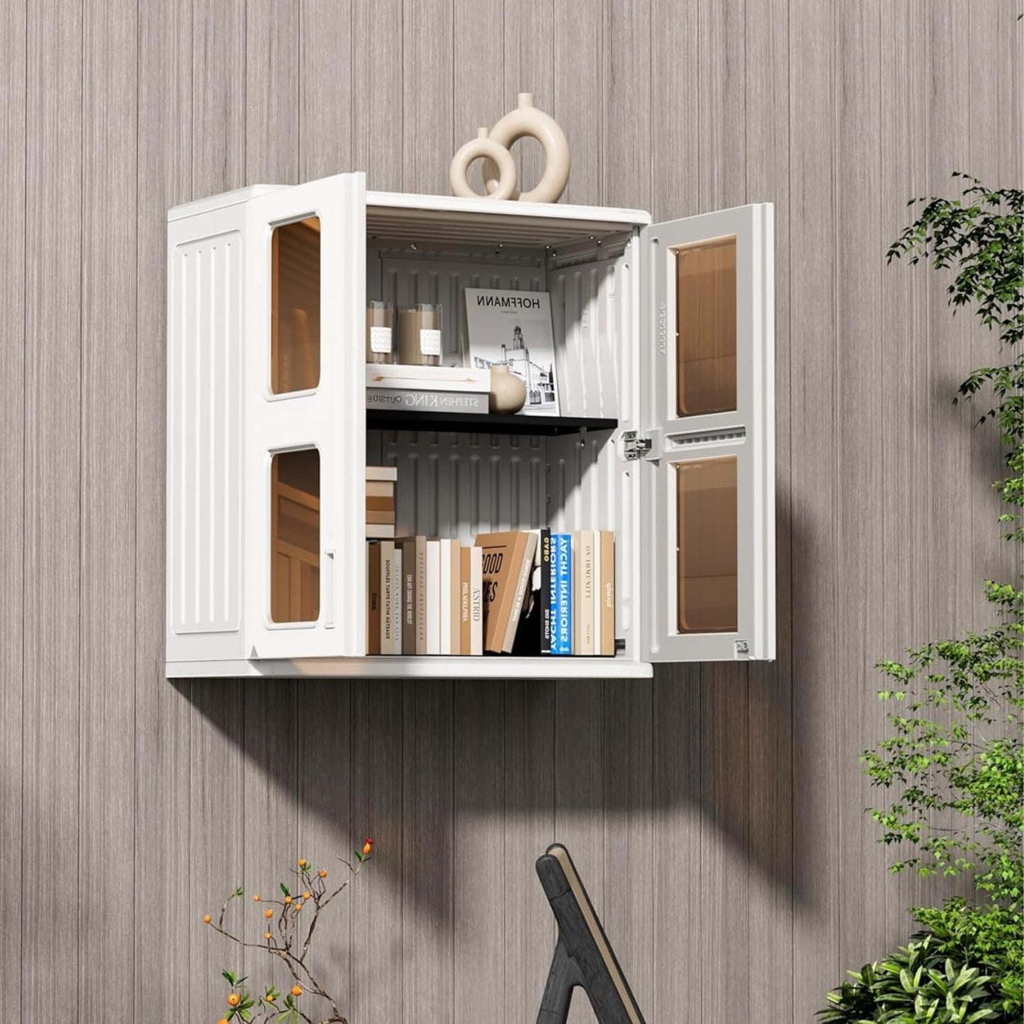 Resin Toilet Storage Cabinet, (L28*W13*H30in)