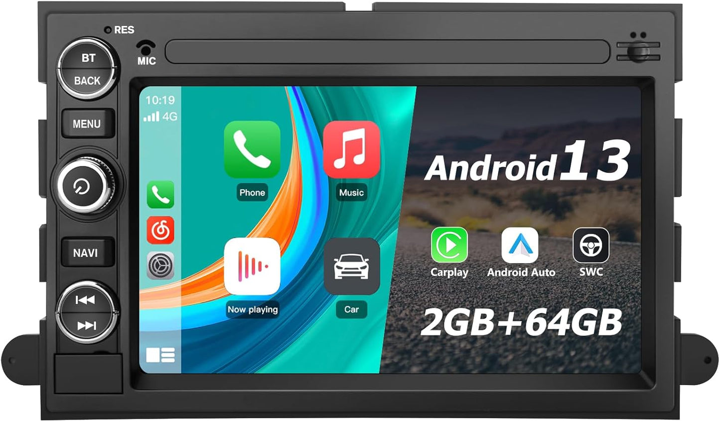 7 Inch Touch Screen Head Unit for Ford F150 F250 F350 Fusion Edge Explorer Taurus Freestar