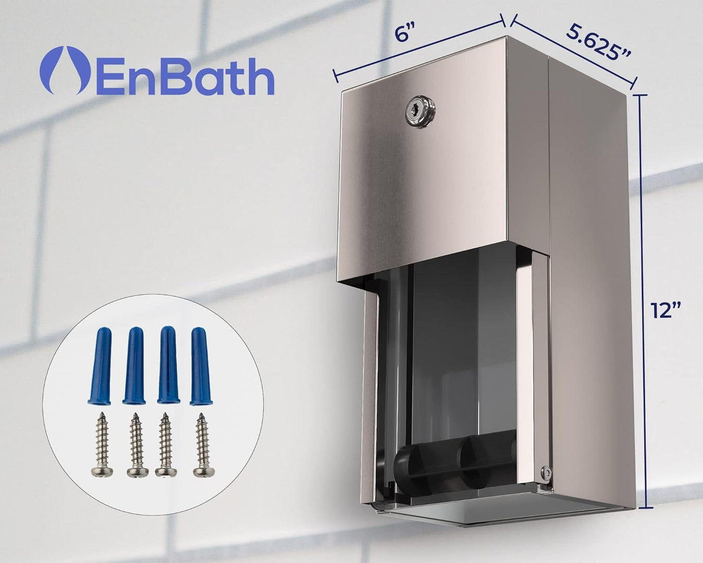 Commercial Toilet Paper Dispenser (2-Pack)